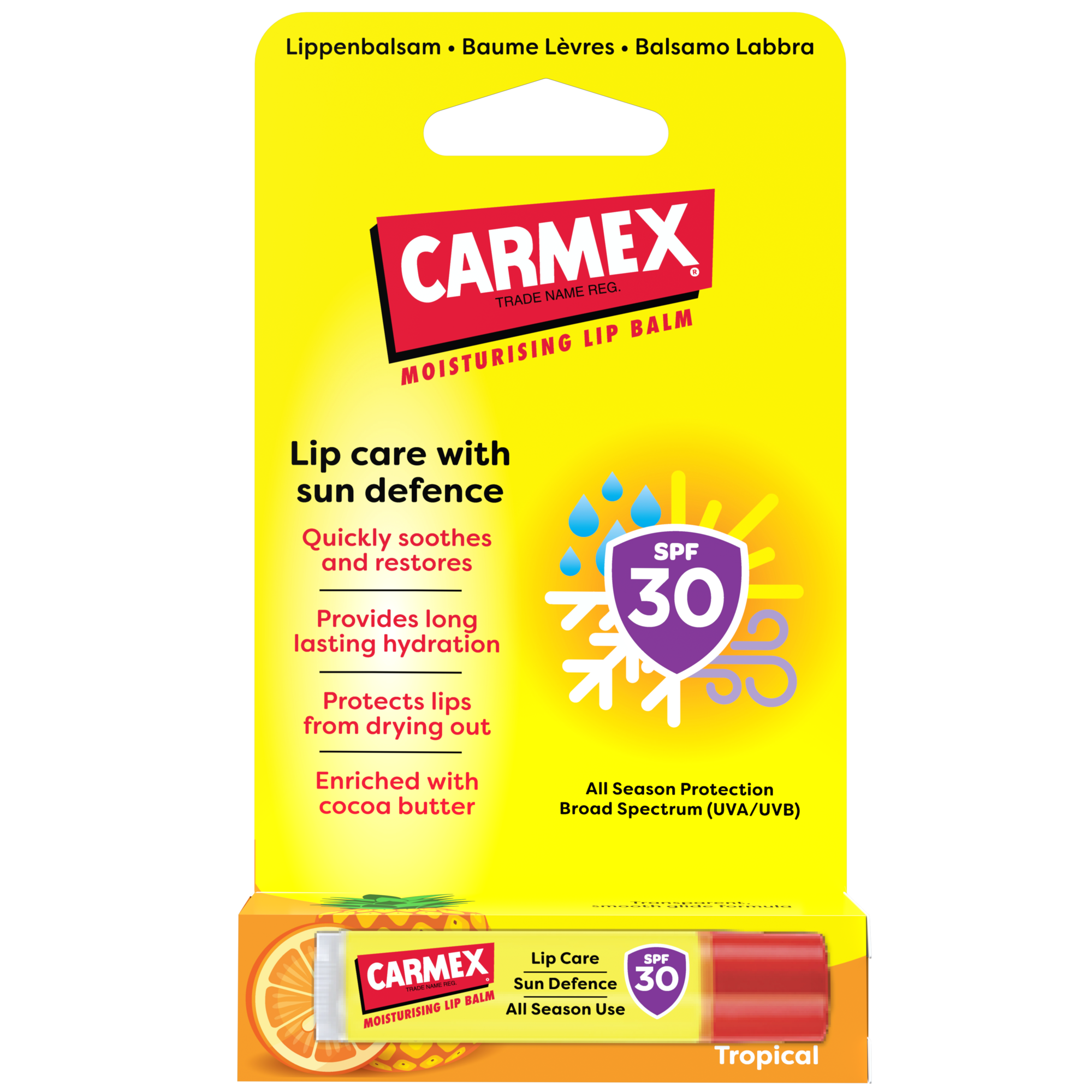 CARMEX Sun Defense Stick SPF 30 Tropical