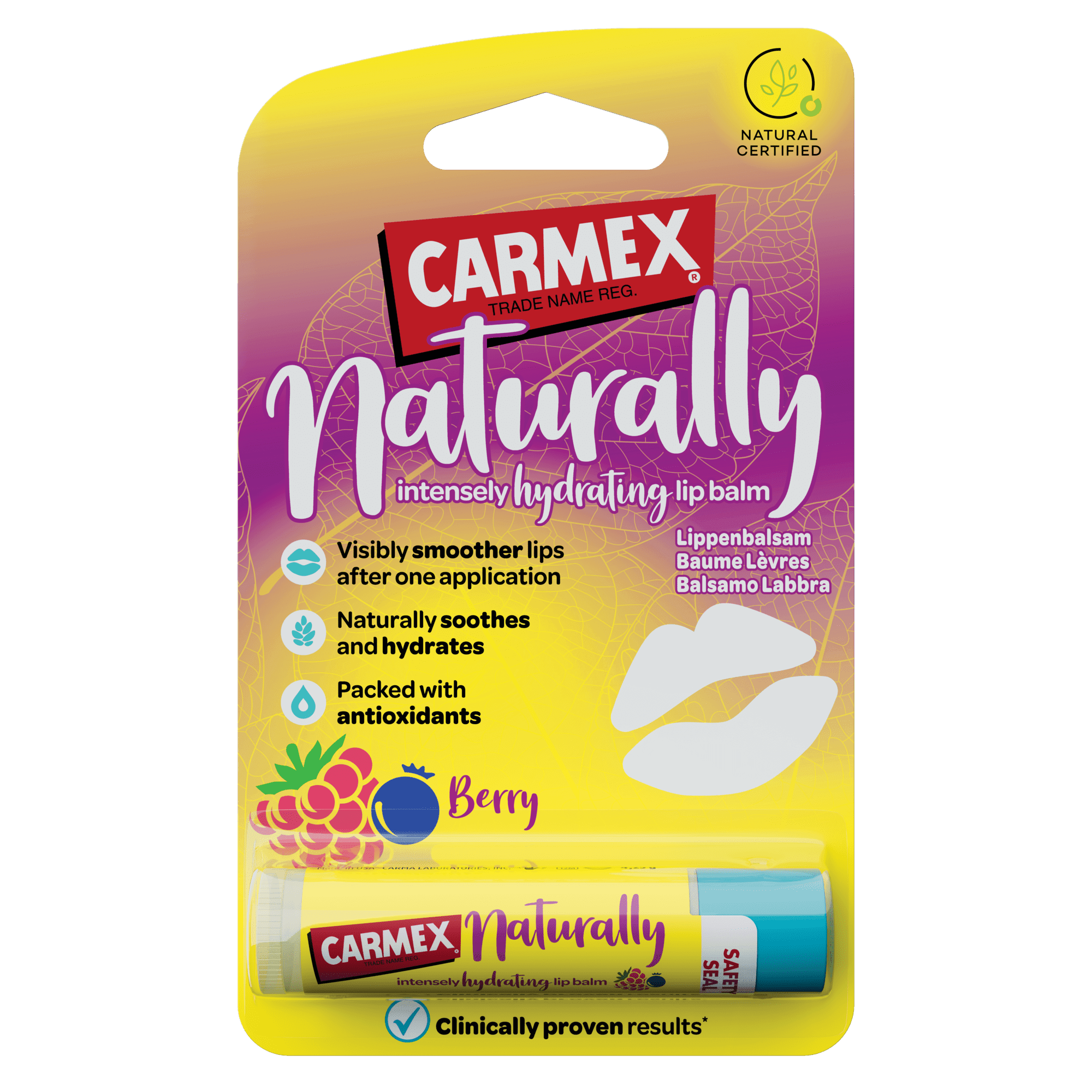 CARMEX Naturally Berry Stick Lippenbalsam - CARMEX Switzerland