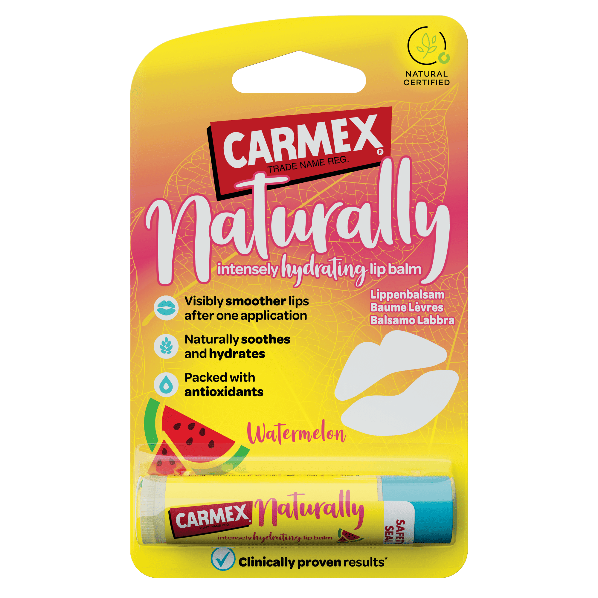 CARMEX Naturally Watermelon Stick Lippenbalsam - CARMEX Switzerland