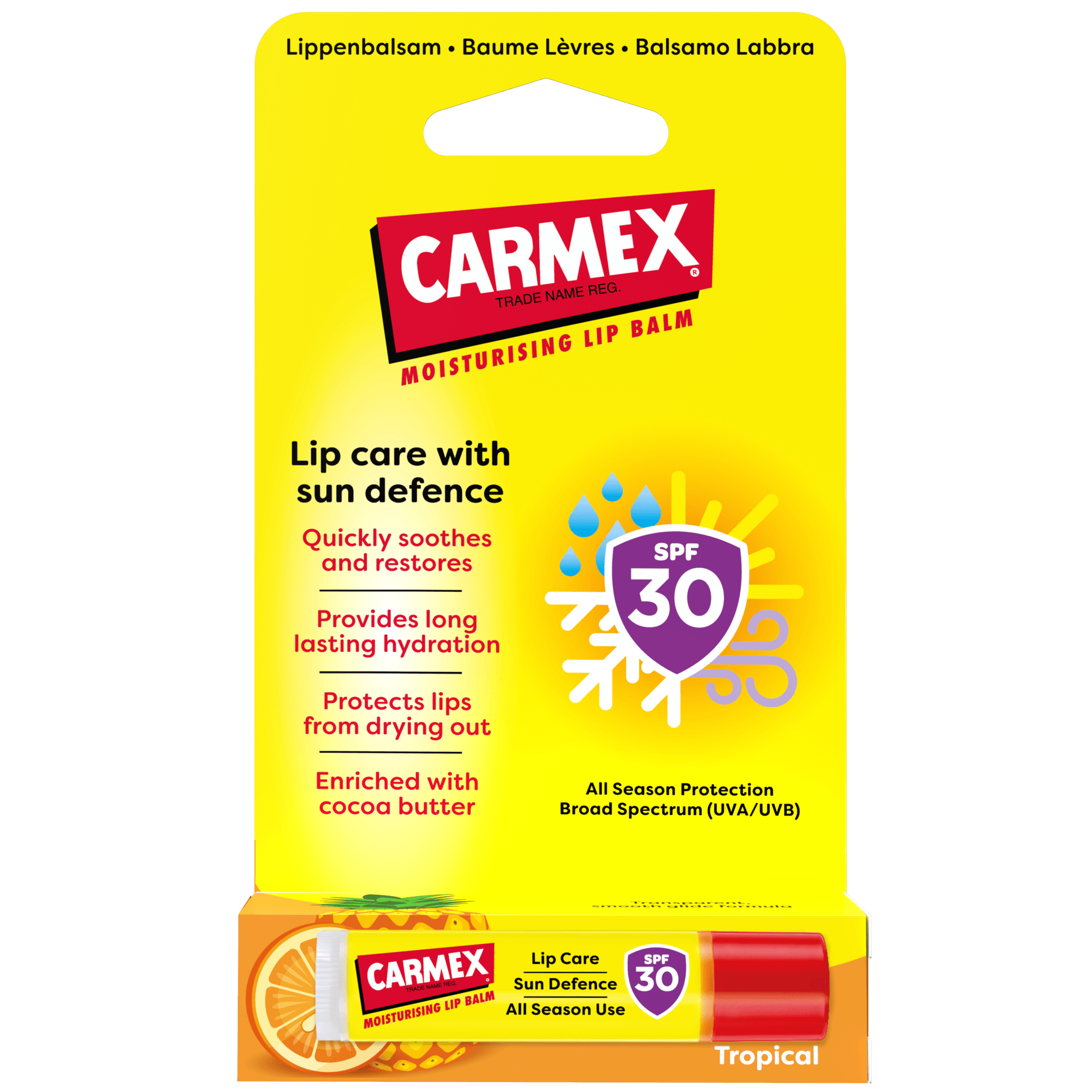 CARMEX Sun Defence Stick SPF 30 Tropical - CARMEX Switzerland