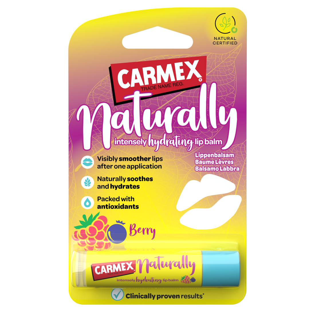 CARMEX Naturally Berry Stick