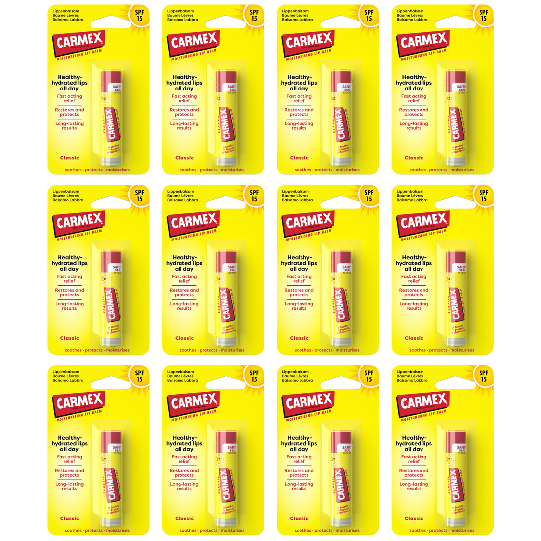 12er Pack - CARMEX Classic Stick