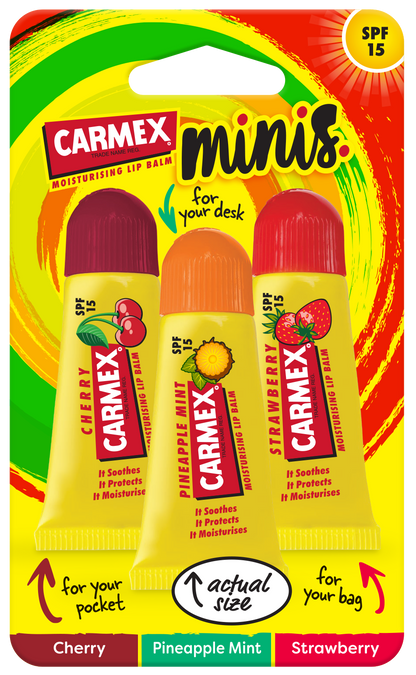 CARMEX Minis 3-Pack Tubes