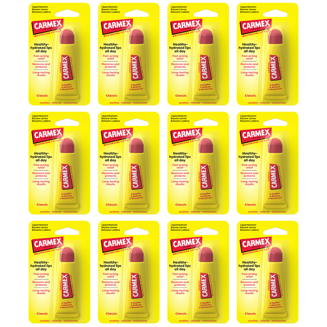 Pack of 12 - CARMEX Classic Tube
