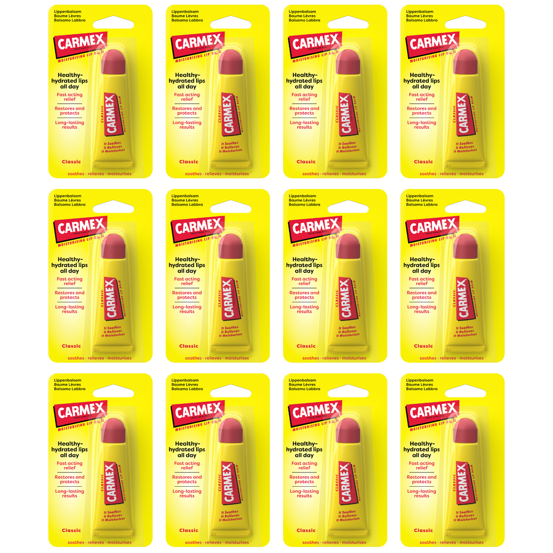 12er Pack - CARMEX Classic Tube