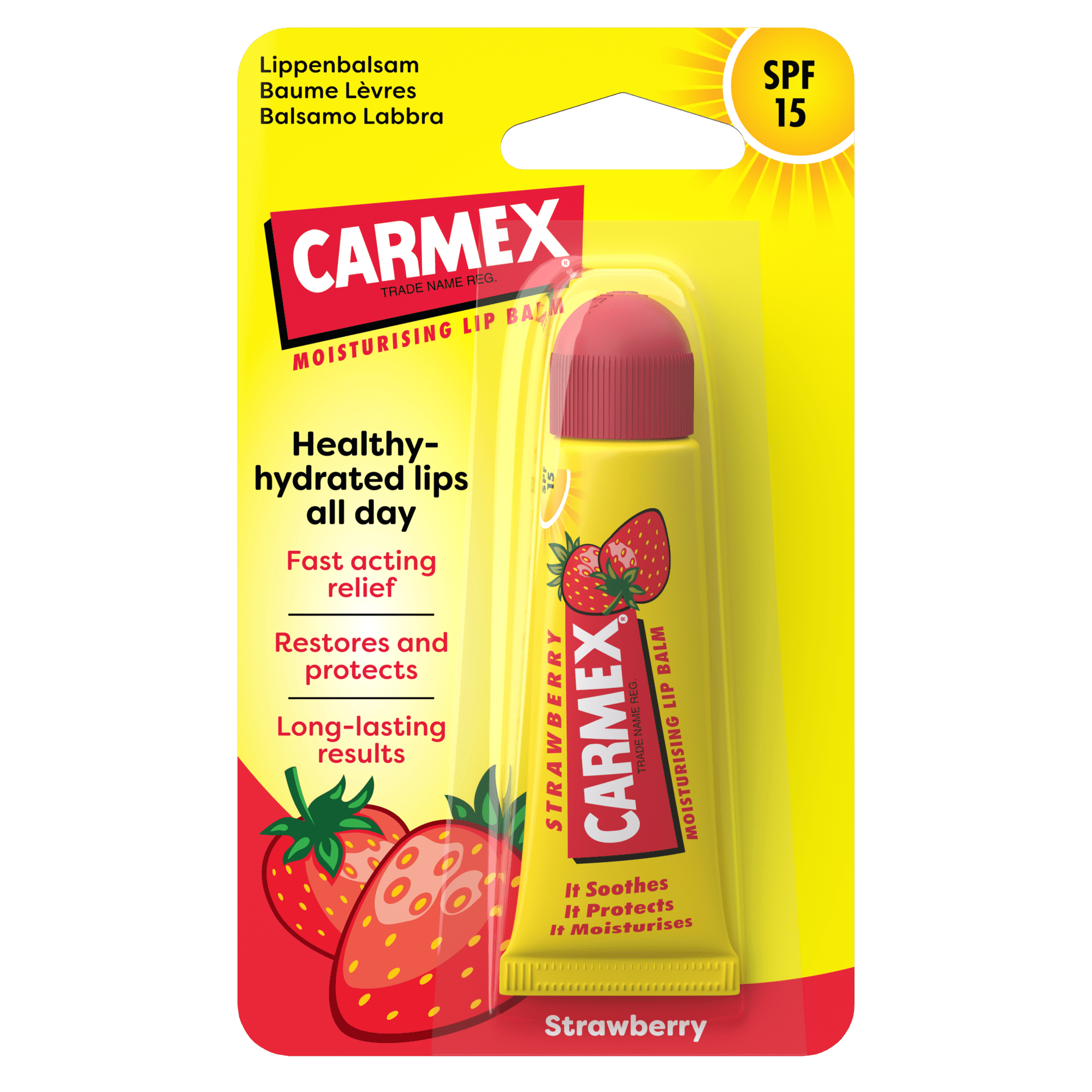 CARMEX Strawberry Tube Lippenbalsam - CARMEX Switzerland